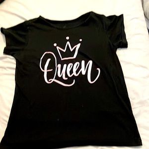 Black and Pink short sleeve shirt, Never been used, Size Small